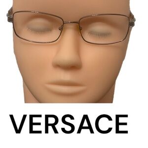 Authentic Versace luxury designer signature vtg prescription eyeglasses frames